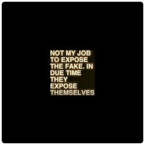 Fake People Beware...