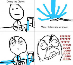 Hate Doing Dishes Doing the dishes