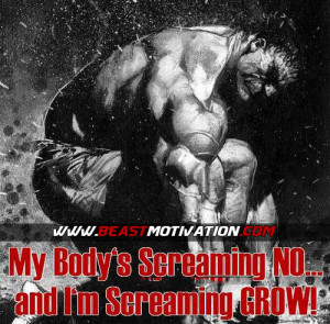 Im A Beast Quotes I'm screaming grow!