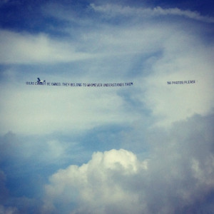 plane text art basel NADA AQUA Design Miami