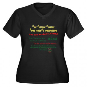 ... > 1980S Womens > Griswold Christmas Fun Quotes Women's Plus Size V