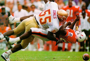 No. 55 | Marvin Jones, LB, Florida State (1990-92)