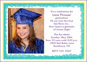 8th Grade Photo Graduation Invitations Announcement areBecoming Very ...