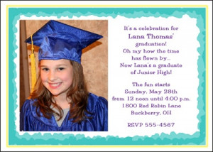 8th Grade Photo Graduation Invitations Announcement areBecoming Very ...