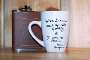 LSW- Famous Whiskey Quotes Coffe Mug- Henny Youngman