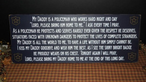 Policemen's children..this is sweet @Melanie Pruett thought of your ...