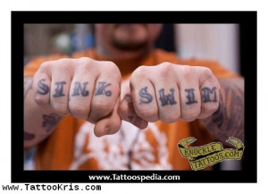 Knuckle Tattoos Quotes 1