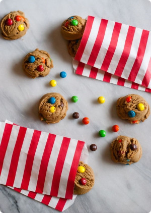 Peanut butter M&M cookies