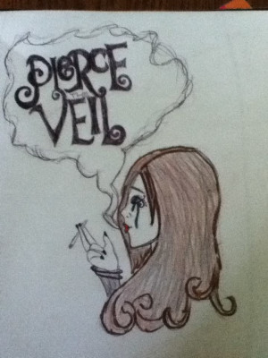 pierce the veil logo drawing by Sarahlowe97