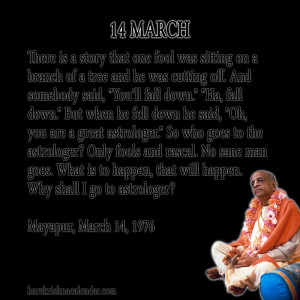 Srila Prabhupada Quotes For Month March 14