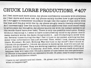 Chuck Lorre #407 Worth the read!