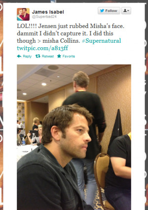 Misha Collins Misha at Comic Con!