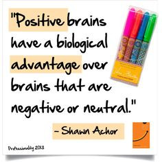 Positive brains a la Shawn Achor