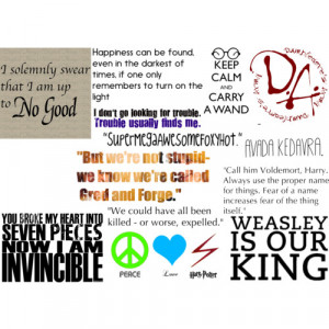 harry potter related quotes