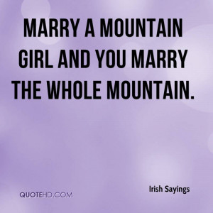Mountain Quotes and Sayings