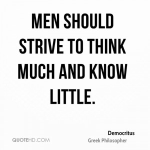 Democritus Men Quotes