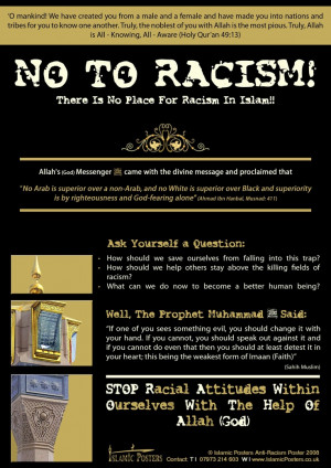 No Racism in Islam