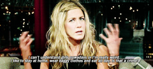 interview weird girls eating words eat jennifer aniston lazy long hair ...