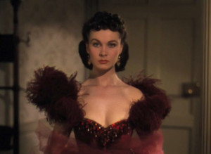 Photo of Scarlett O'Hara , as portrayed by Vivien Leigh, in 