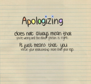 ... thinking, self development, apology, relationship, friendship Quotes