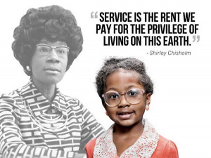 Shirley Chisholm, the first African American woman elected to Congress ...