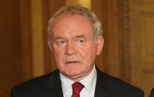 Martin McGuinness did not have knowledge or give consent to the letter