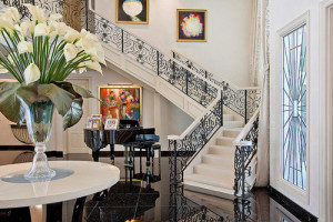 black, black and white, glamour, home, house, interior design, luxury ...