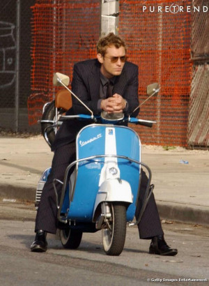 Jude Law and Vespa in 