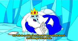 love Adventure Time cute fat ice king
