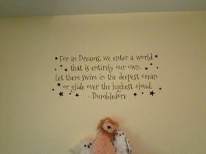 Harry Potter Nursery wall quote. This WILL be going above the crib!