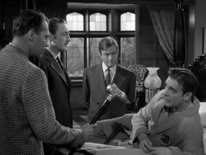 Ralph Bellamy, Warren William, Claude Rains and Lon Chaney in The Wolf ...