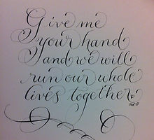 Everything Calligraphy Love Quotes