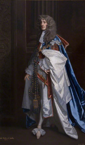 Above: James II , as Duke of York (1633–1701)