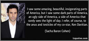 saw some amazing, beautiful, invigorating parts of America, but I ...