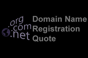 Domain Name Registration Quote