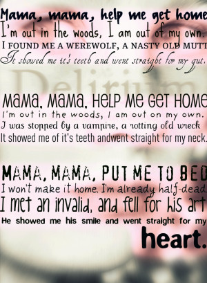 Delirium Delirium quote