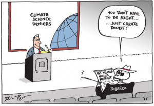 Climate Science Deniers - Copyright © 2014 CartoonArts International