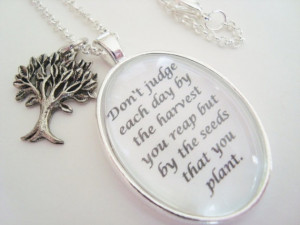 inspirational quote necklace inspirational by SweetlySpokenJewelry, $ ...