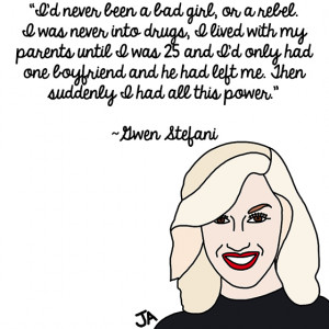 OC Weekly shared their favorite Gwen Stefani quotes.