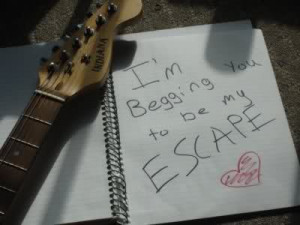 17 so push me up against the wall and kiss