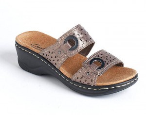 CLARKS Lexi Laurel Leather Platform Sandals found on sale at LORD