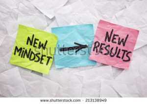 ... colorful sticky notes on a background of crumpled white notes - stock
