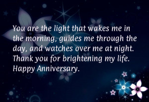 First wedding anniversary quotes for husband