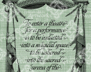 Digital Download Theatre Stage Quote, Simon Callow, Sayings, Verse ...