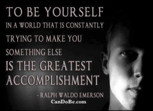 Just be yourself http://candobe.com