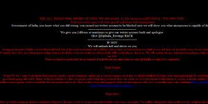 Anonymous Hackers Group hacked server of Indian ISP “Reliance” to ...