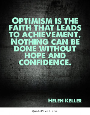 helen keller optimism quote achievement quotes