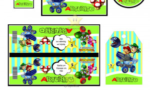 Related Pictures Kit Imprimible Mario Bros Invitaciones Editables