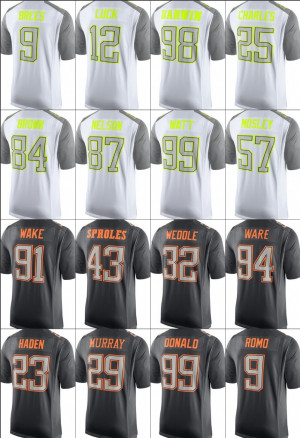 Mens Team Irvin Odell Beckham Jr Nike Gray 2015 Pro Bowl Game Jersey