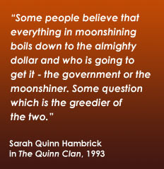 Moonshine, Blue Ridge Style